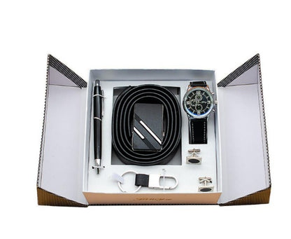 Executive Classic Men's Quartz Gift Bundle