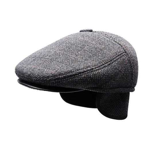 HeritageWarm Winter Ear-Guard Peaked Cotton Cap