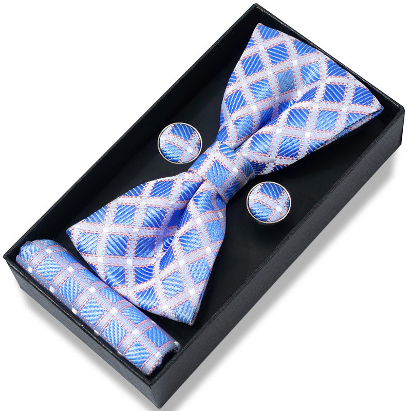 Striped Bow Tie Gift Set