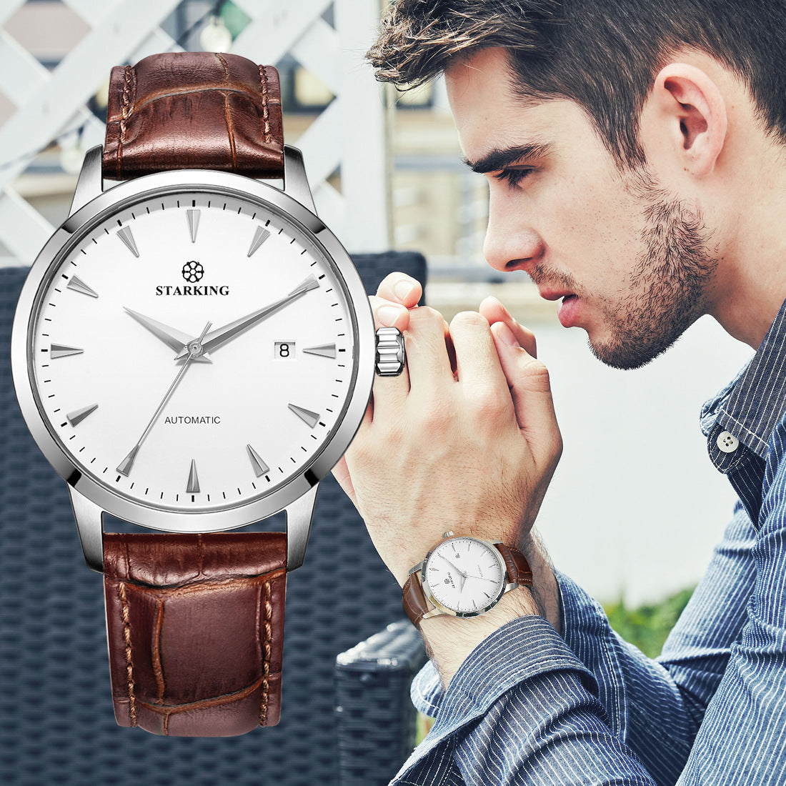 Starking Men's Automatic Waterproof  Watch