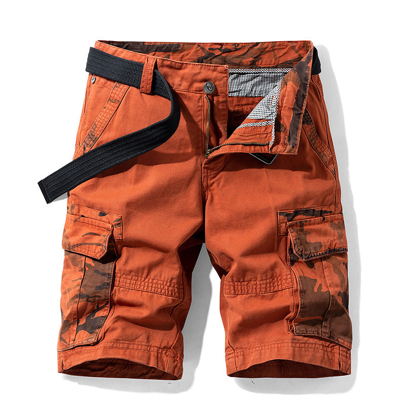 Men's camo cargo shorts
