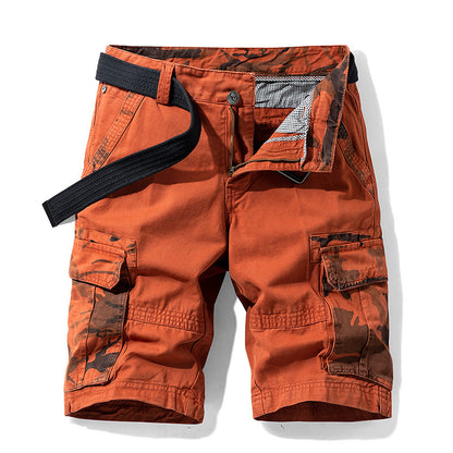 Men's camo cargo shorts