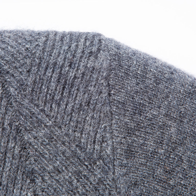 NORDWELL Diamond Jacquard Wool Cashmere Cardigan Men
