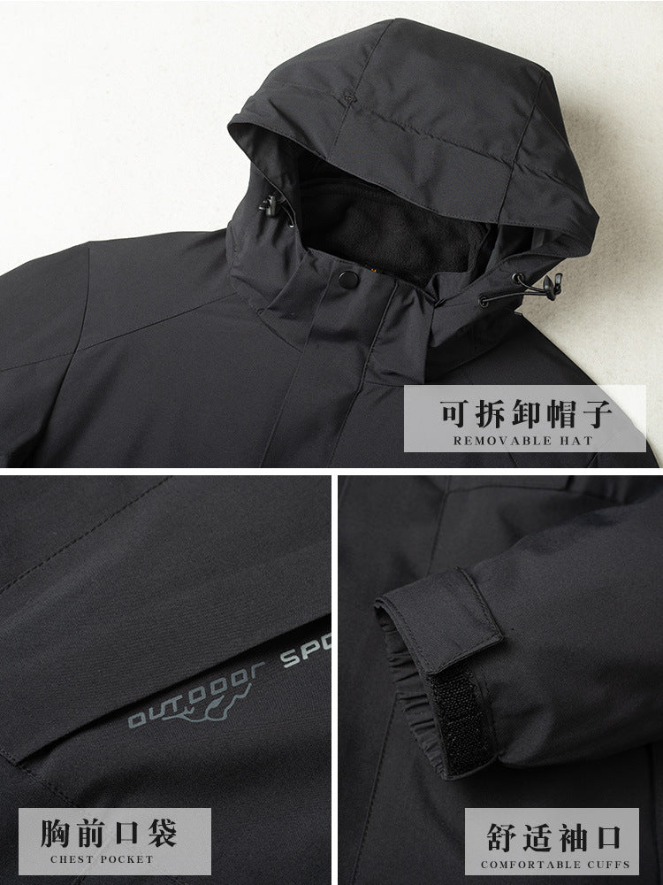 Men's winter 2-in-1 jacket.