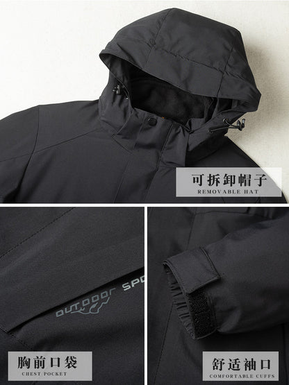 Men's winter 2-in-1 jacket.