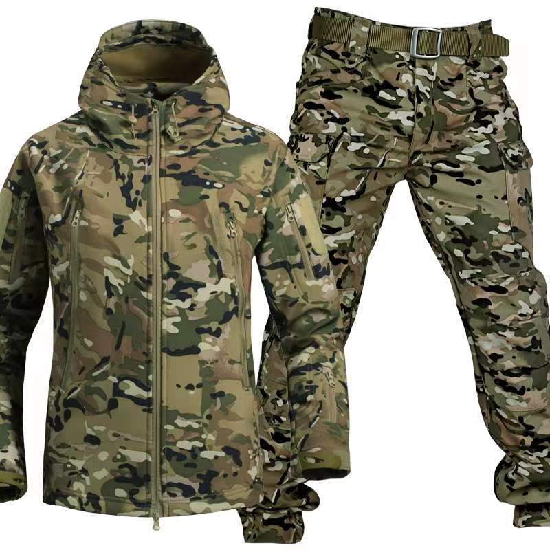 Thermal Softshell Camouflage Suit