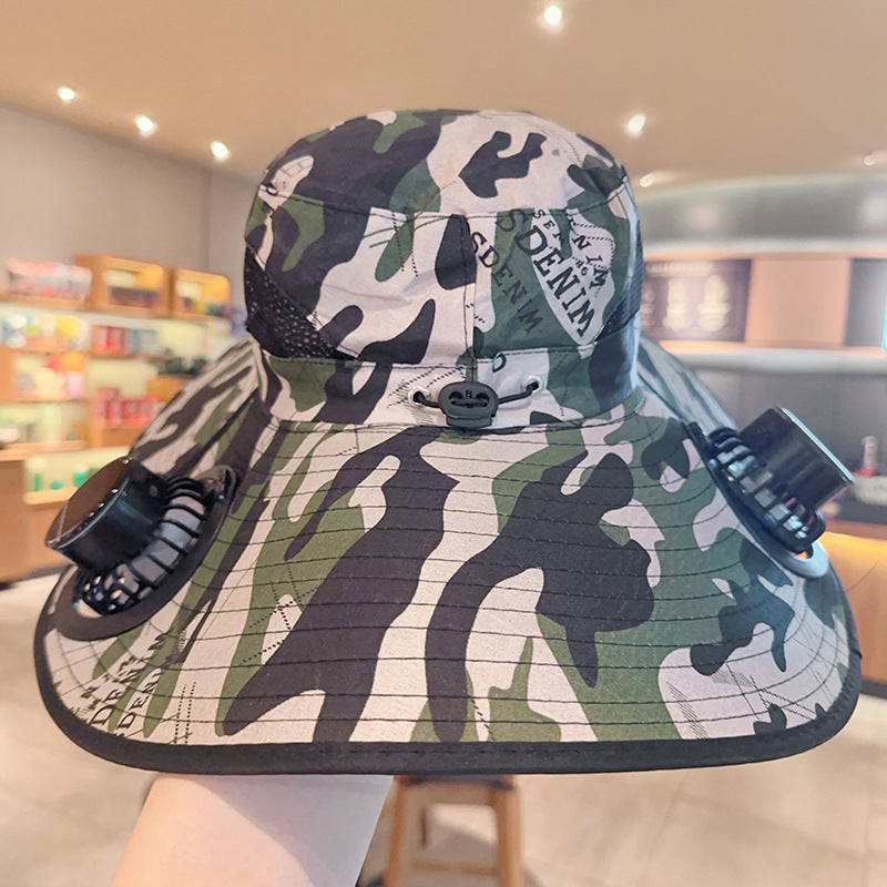 Solar Breeze Pro Solar USB Double Fan Cooling Hat
