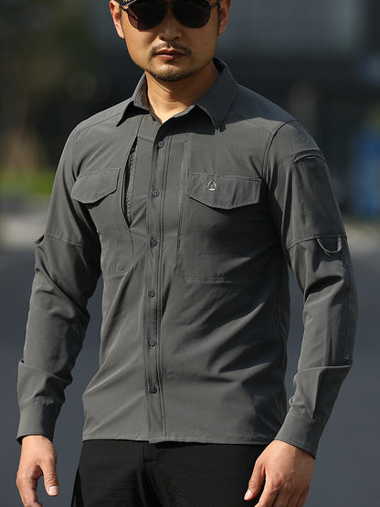 Men's Quick-Dry Tactical Long-Sleeve Shirt