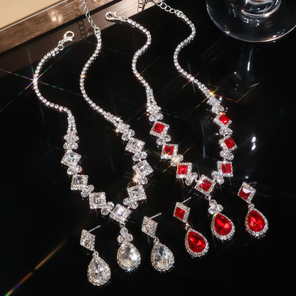 Luxury Water Drop Necklace & Earrings Edition