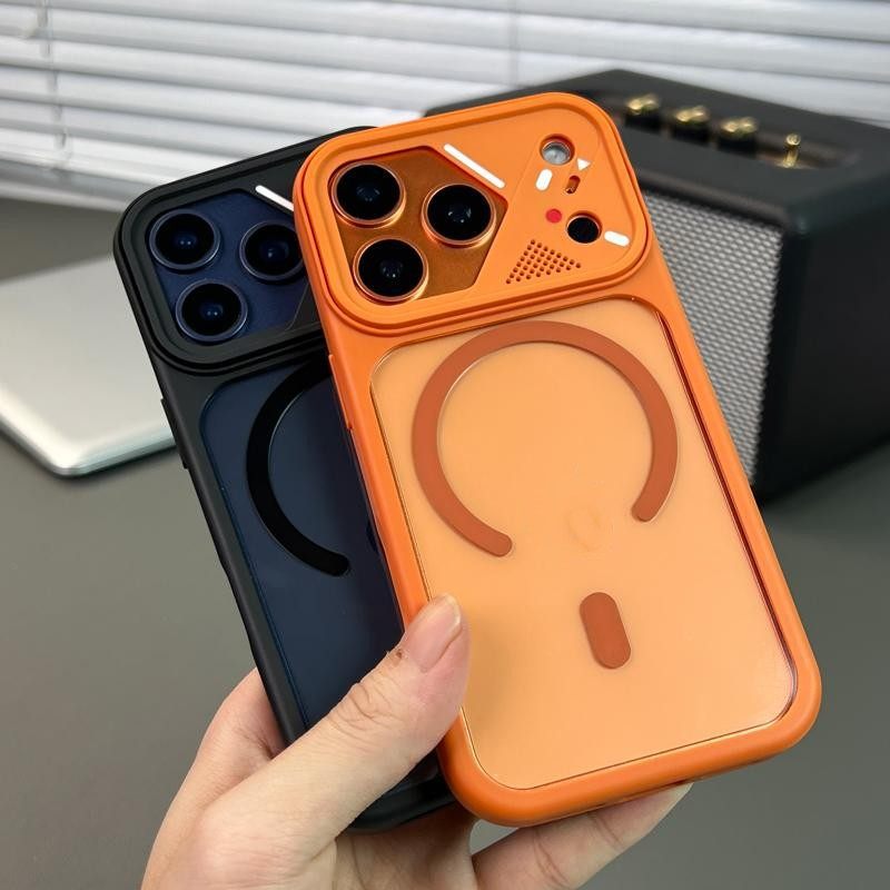 iPhone 15/16/17 Pro Max magnetic drop-proof transparent case