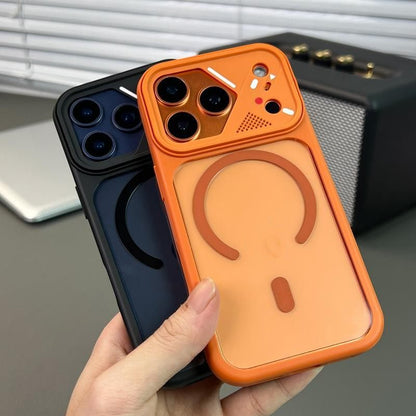 iPhone 15/16/17 Pro Max magnetic drop-proof transparent case