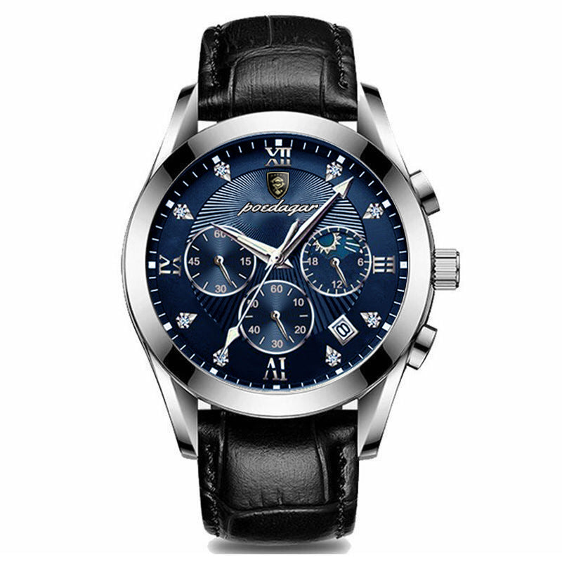 Boda Carrier Men's Waterproof Luminous Calendar Watch