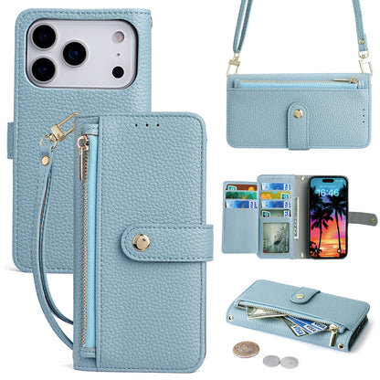 Ladies Zipper Wallet & Leather Case for iPhone