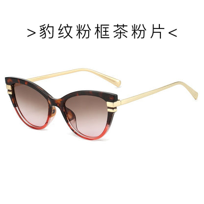 Trendy retro cat eye sunglasses