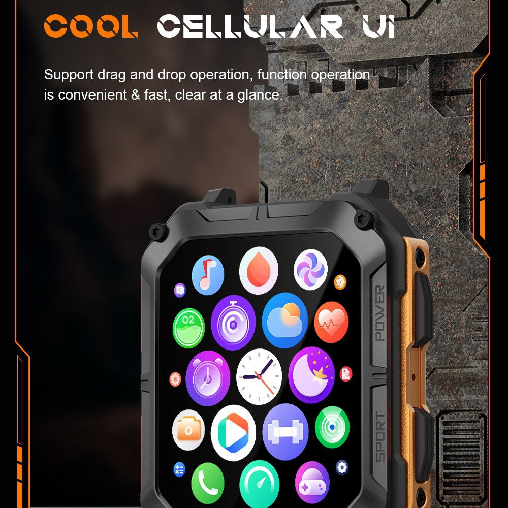 C20 Pro Smart Outdoor Watch  Bluetooth Calling Waterproof