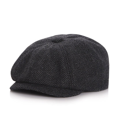 Autumn/winter berets for children and adults, including baby newsboy caps and unisex forward hats.