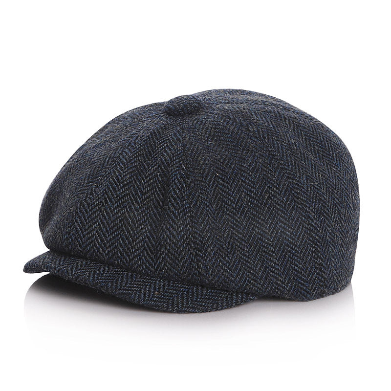 Autumn/winter berets for children and adults, including baby newsboy caps and unisex forward hats.