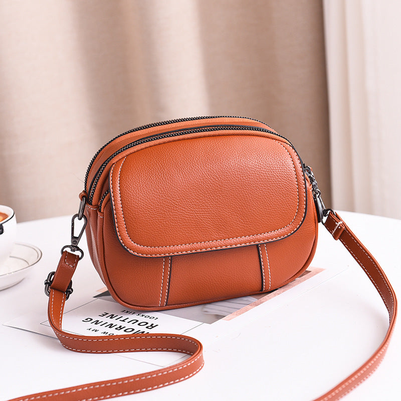 Korean-Style Simple Round Women’s Bag