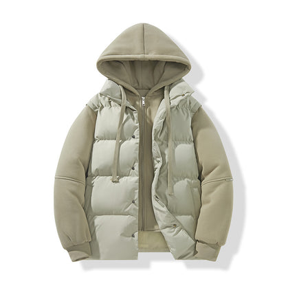 Winter New Couple Hooded Cotton Jacket