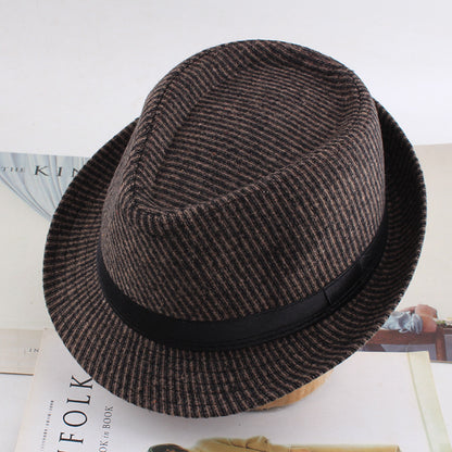 Autumn Plaid Flannel Jazz Hat