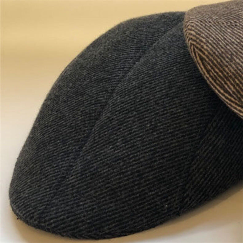 Retro Wool Peaked Beret Hat