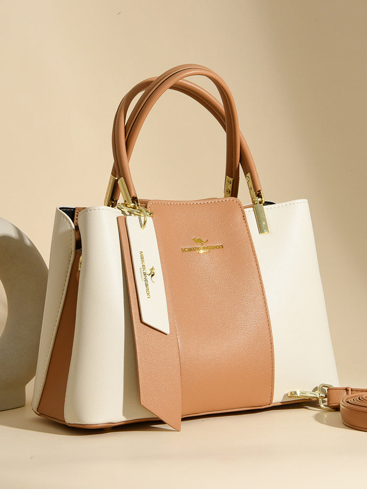 Womens Large-Capacity Fashion Shoulder & Crossbody Handbag