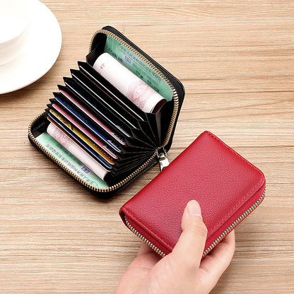 Anti-Degaussing Zipper Wallet f