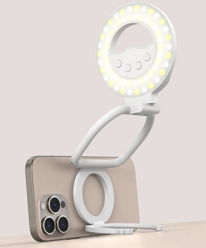 Glow Snap™ Magnetic Foldable Phone Case with Fill Light