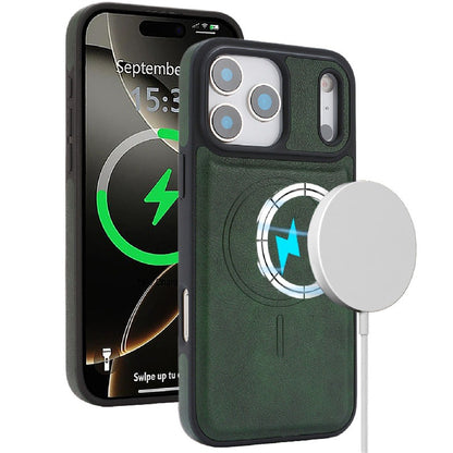 Mag Flock Tri-Fold Series  Wireless Charging & Card Wallet Case for iPhone 17