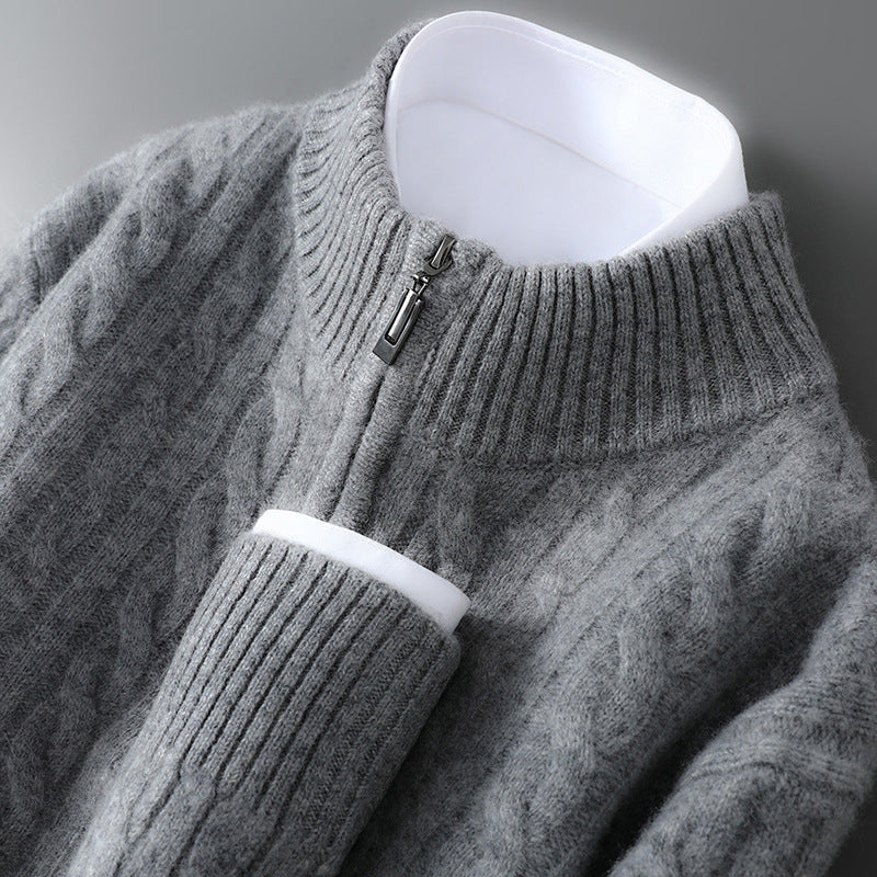 Nordic Elite Pure Wool  Cashmere Sweater