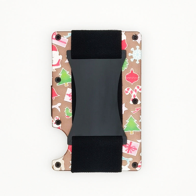 Carbon Fiber Metal Card Holder Wallet  RFID Anti-Theft