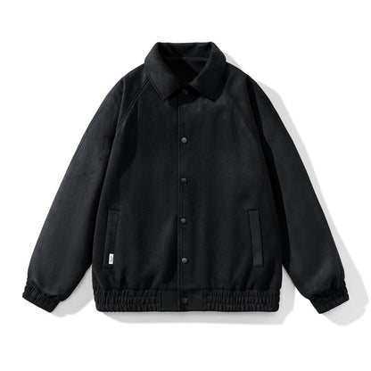 NASA Suede Vintage Bomber Baseball Jacket