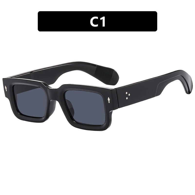Ke Dun Rivet Fashion Sunglasses