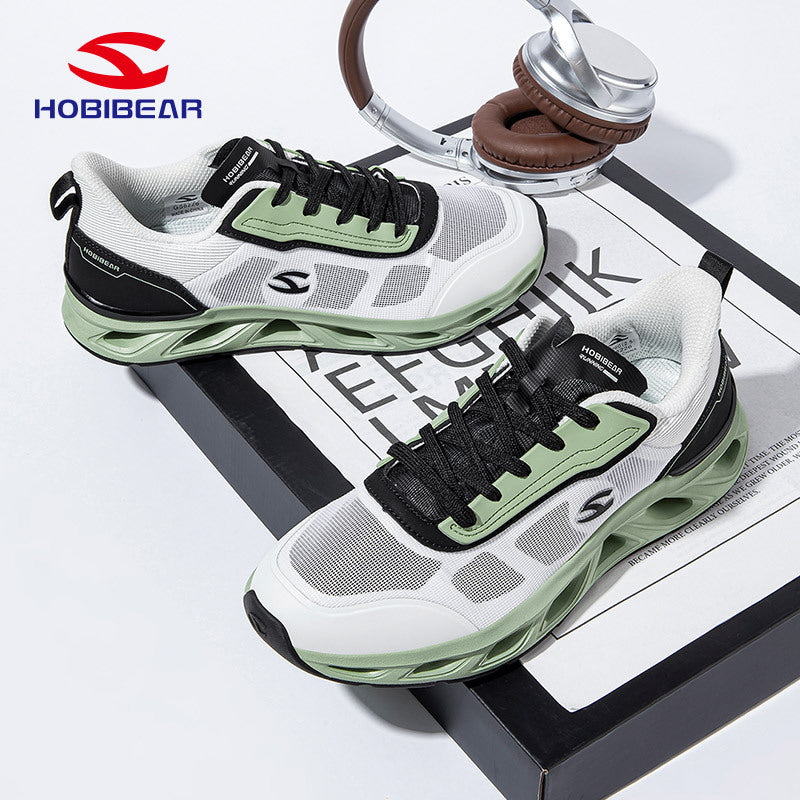HOBIBEAR Blade-Sole Breathable Mesh Casual Sneakers