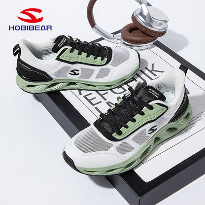 HOBIBEAR Blade-Sole Breathable Mesh Casual Sneakers