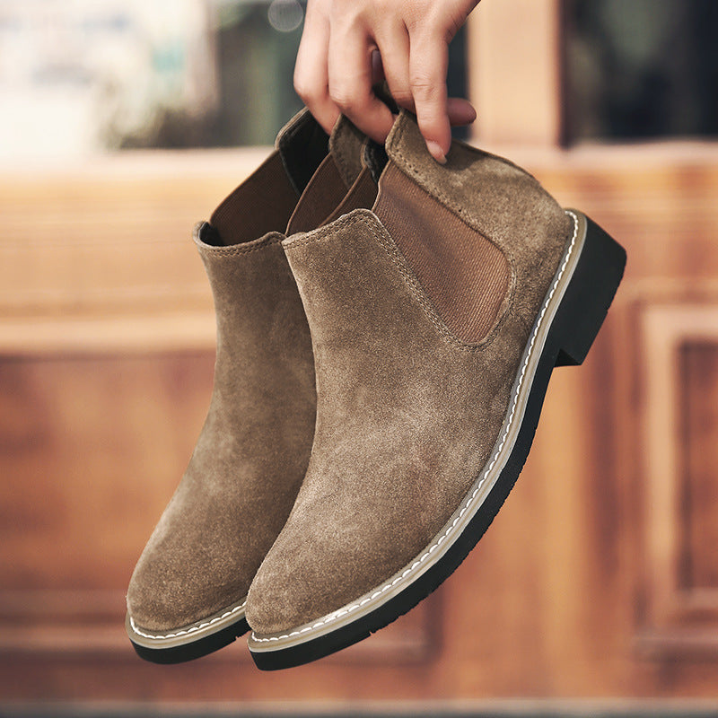 Urban Forge Max Leather Chelsea Martin Boots