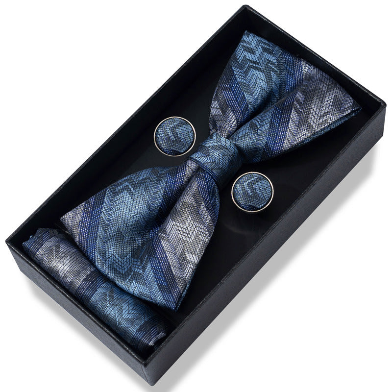 Striped Bow Tie Gift Set