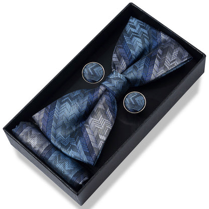 Striped Bow Tie Gift Set