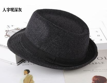 Autumn Plaid Flannel Jazz Hat