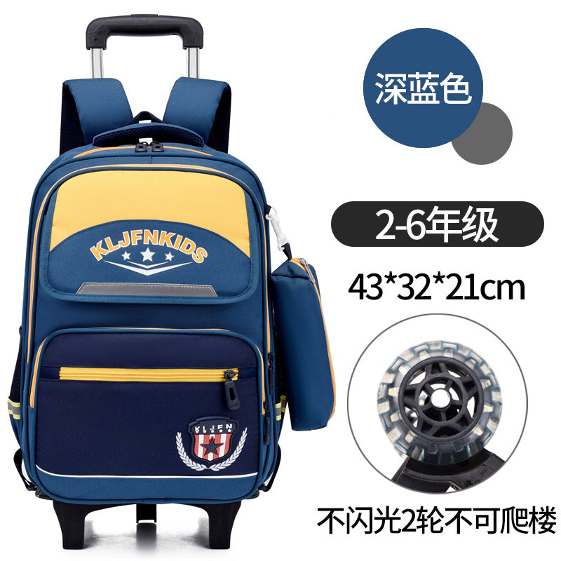 British-Style Primary School Trolley Bag