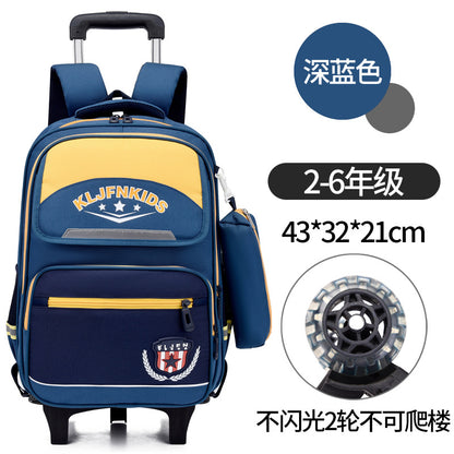 British-Style Primary School Trolley Bag