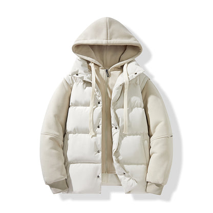 Winter New Couple Hooded Cotton Jacket