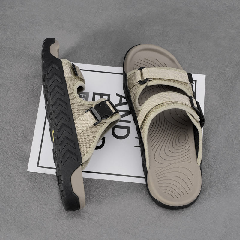 Men's Comfort Beach Flip-Flops  Soft Sole Casual Summer Sandals