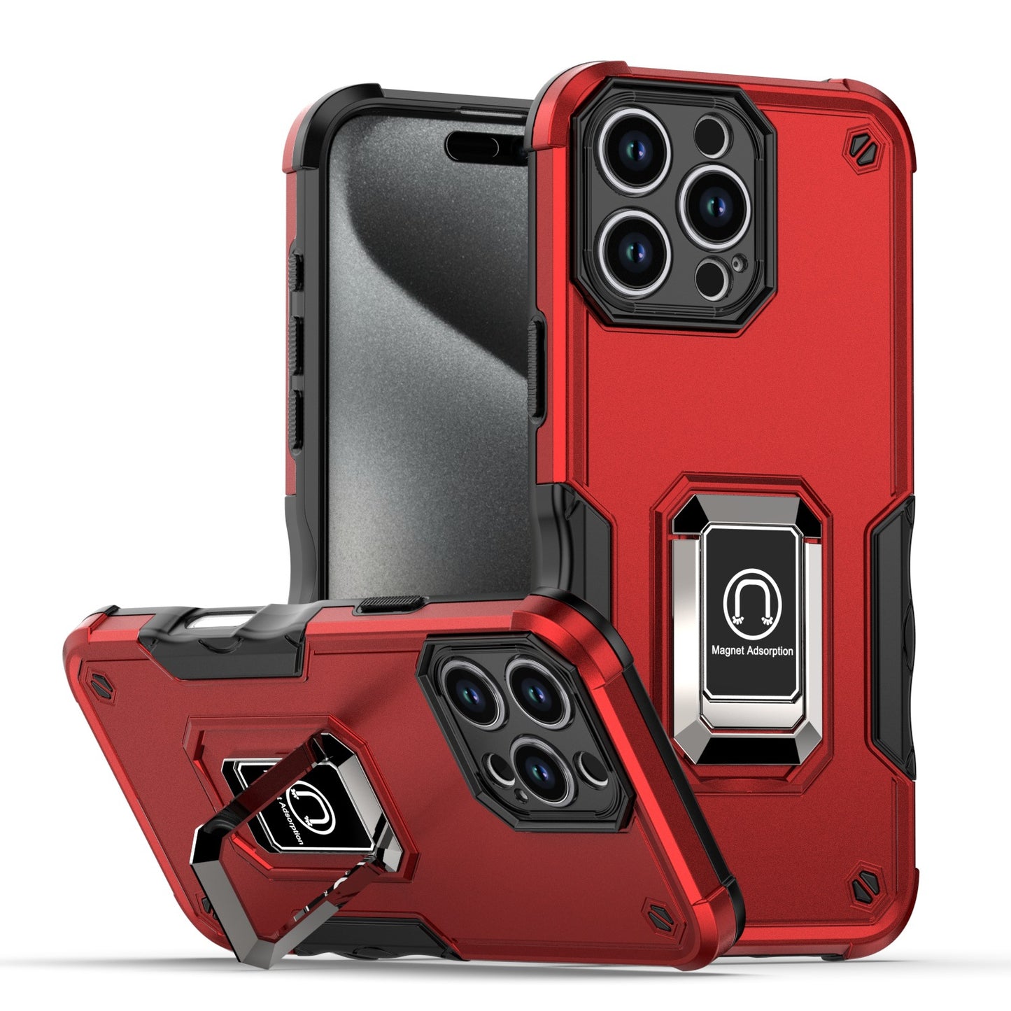Military Flag Ring Magnetic Phone Case