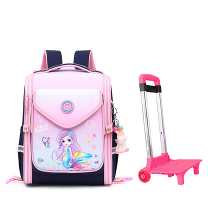 Cross-border primary school student pull-up schoolbag