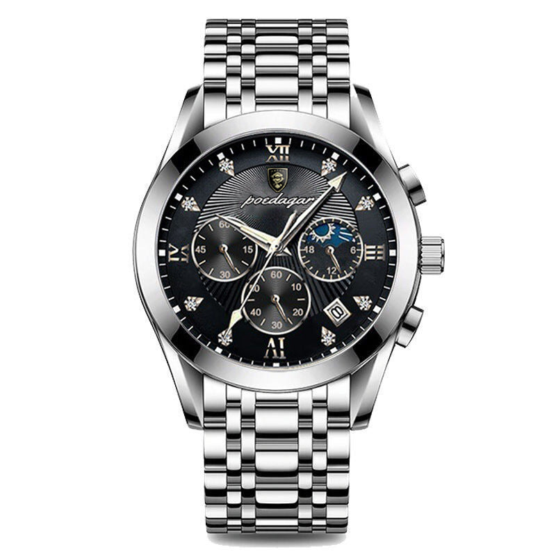 Boda Carrier Men's Waterproof Luminous Calendar Watch