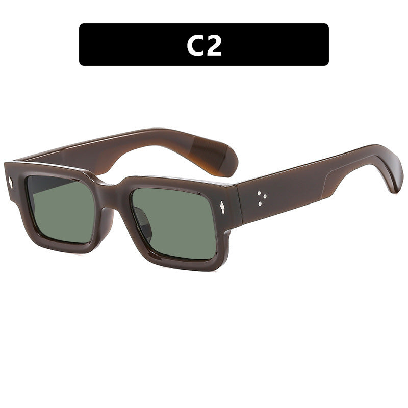 Ke Dun Rivet Fashion Sunglasses