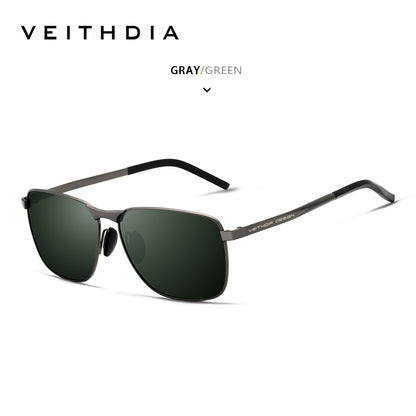 Laser-Engraved Polarized Mens Sunglasses  UV Protection