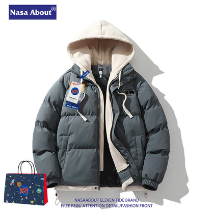 AstroTherm NASA Winter Thickened Collar Puffer Jacket