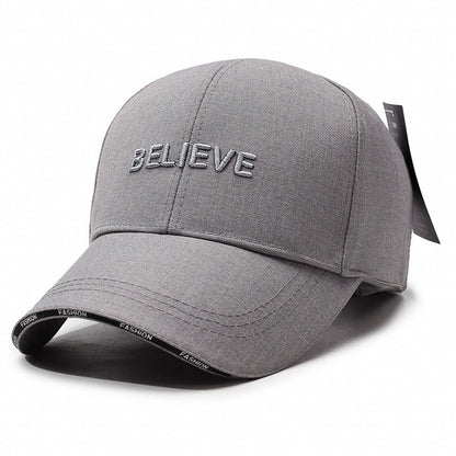 Men's Embroidered Baseball Cap - Versatile Four Seasons Sports Hat